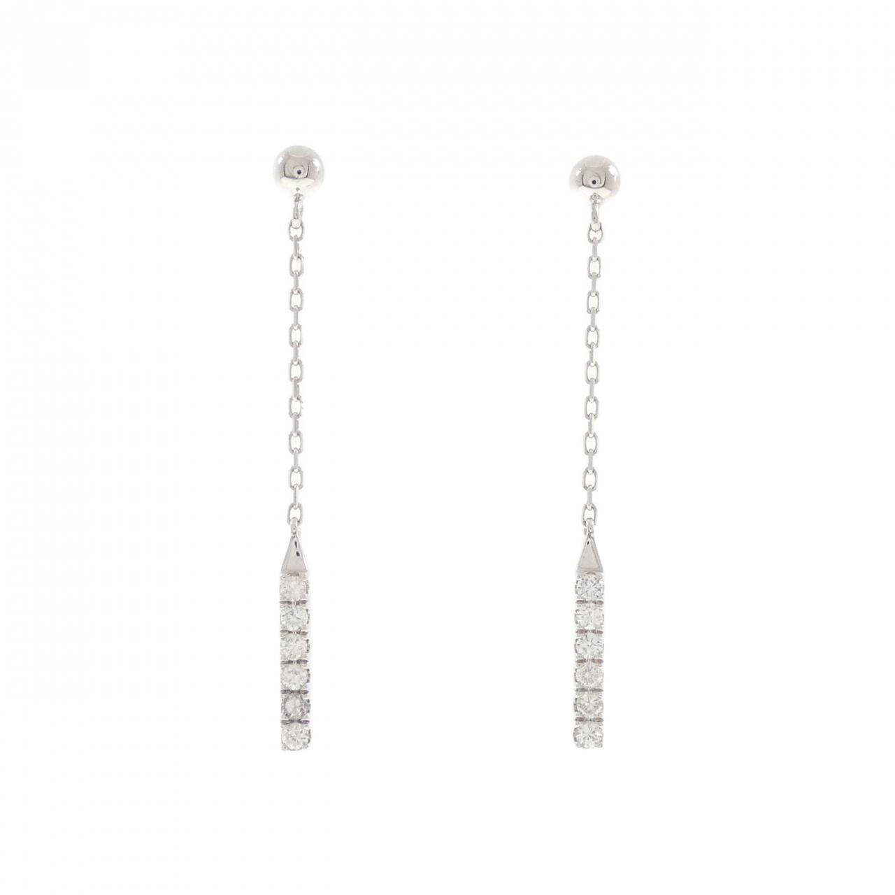 Authentic K18WG Diamond Pierce 0.20CT #270-004-147-9787