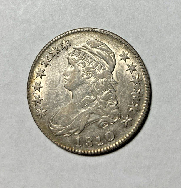 1810 Capped Bust Half Dollar Lustrous XF++ or Better
