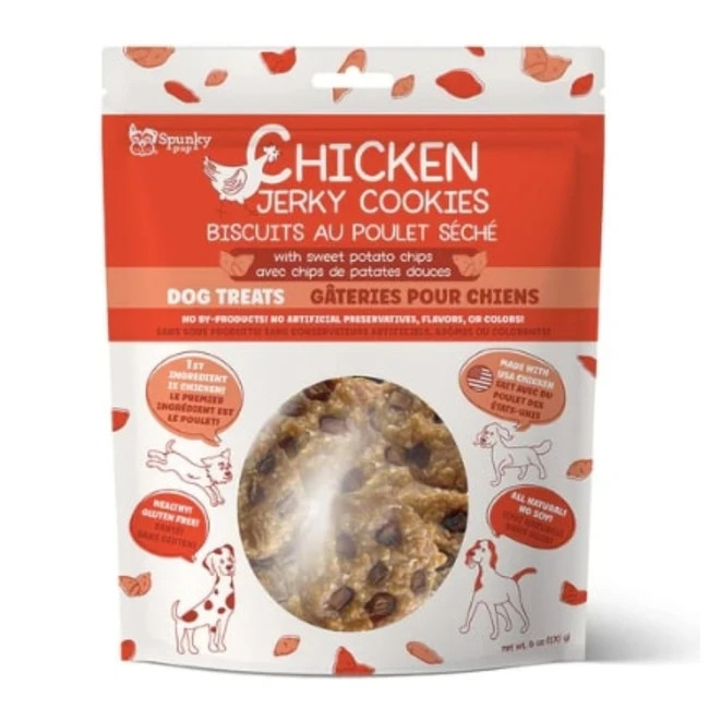 Spunky Pup Chicken Jerky Cookies Dog Treats