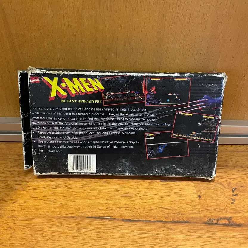 X-Men: Mutant Apocalypse Super Famicom Game Cartridge Pre-Owned