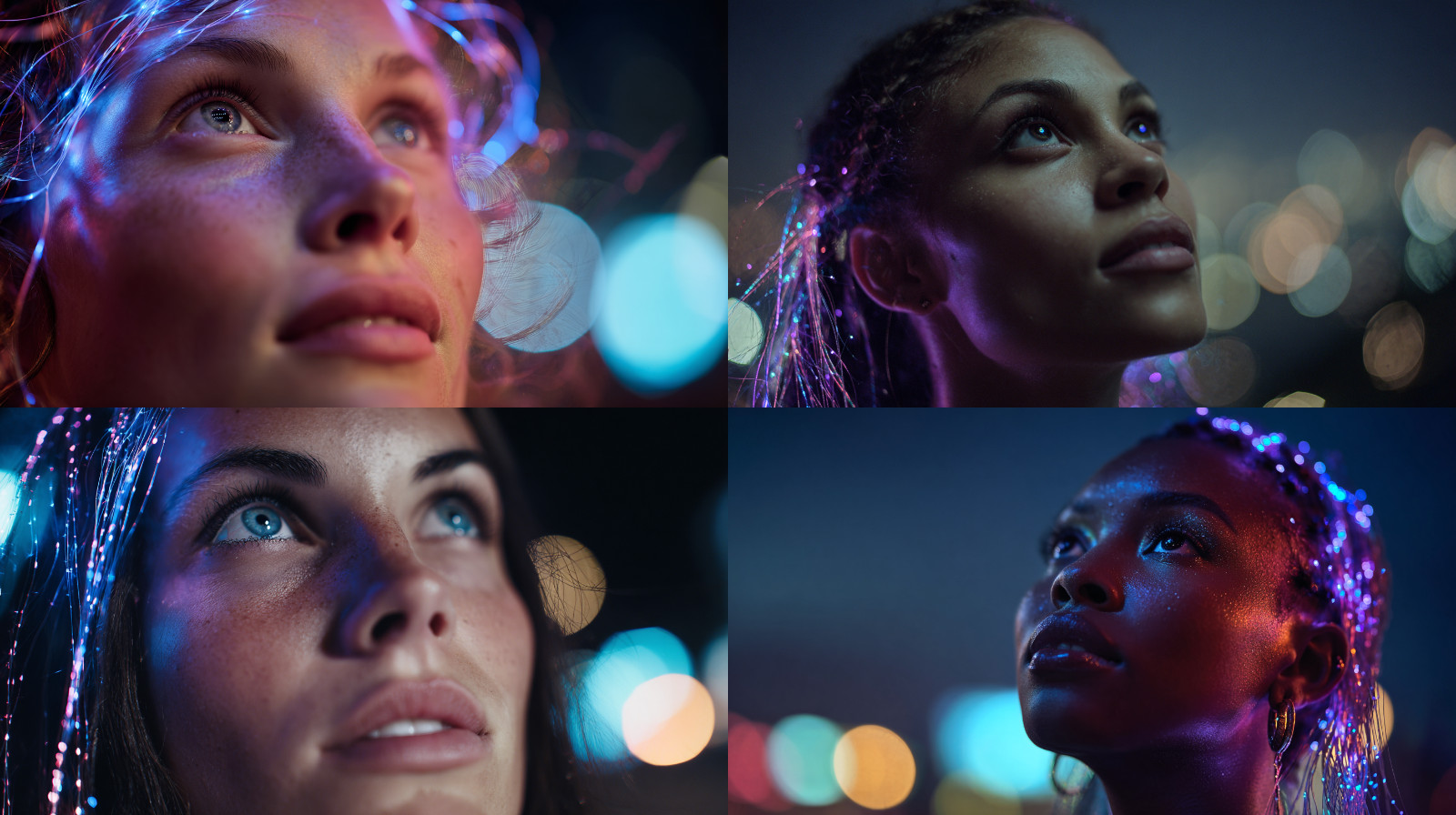 Cinematic portrait of a woman