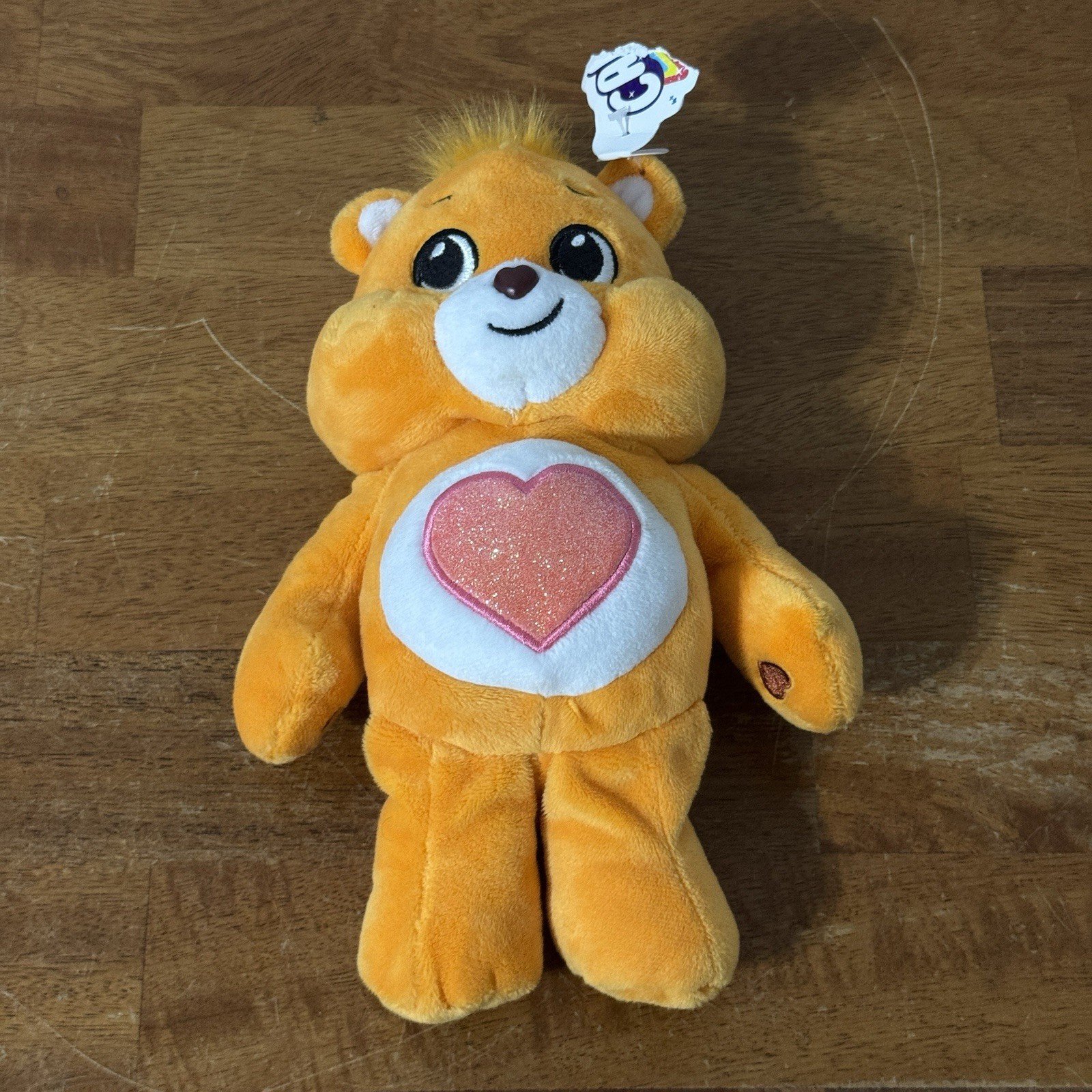 Care Bears Plush 9 inch - Orange Bear With Heart Basic Fun Tenderheart
