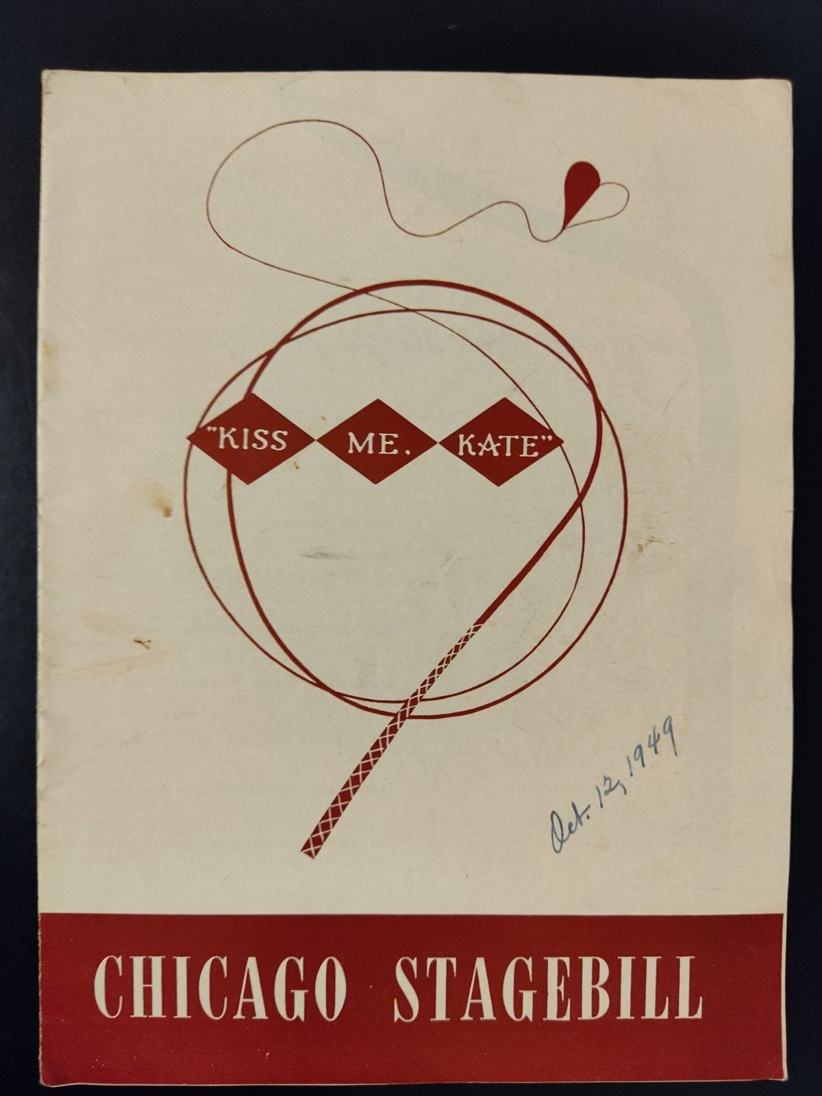 Anne Jeffreys in Kiss Me Kate 1949 Shubert Theatre Chicago Playbill