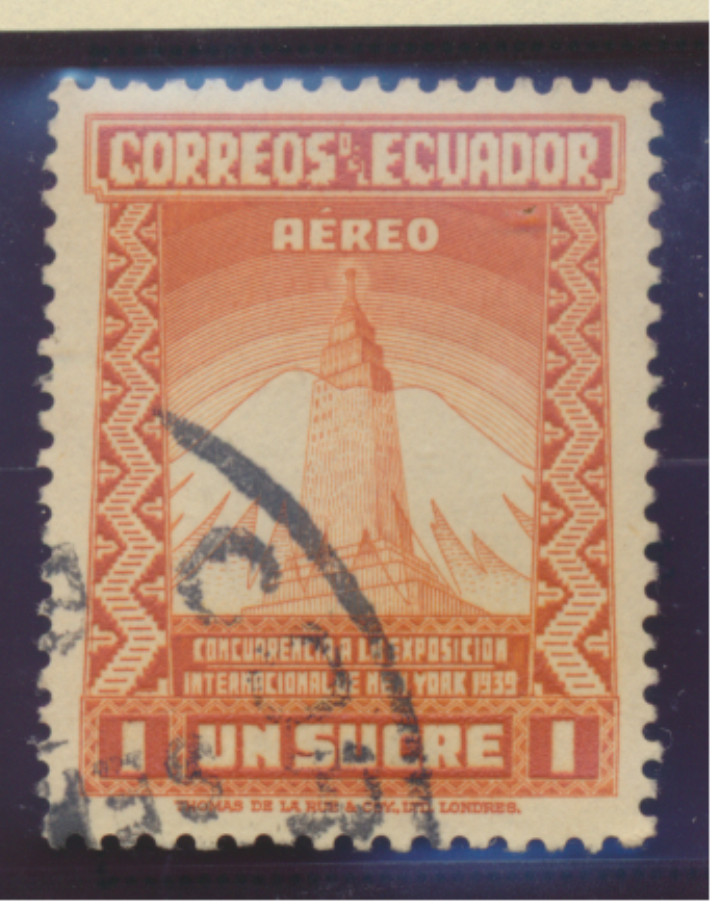 Ecuador Stamp Scott #C84, Used