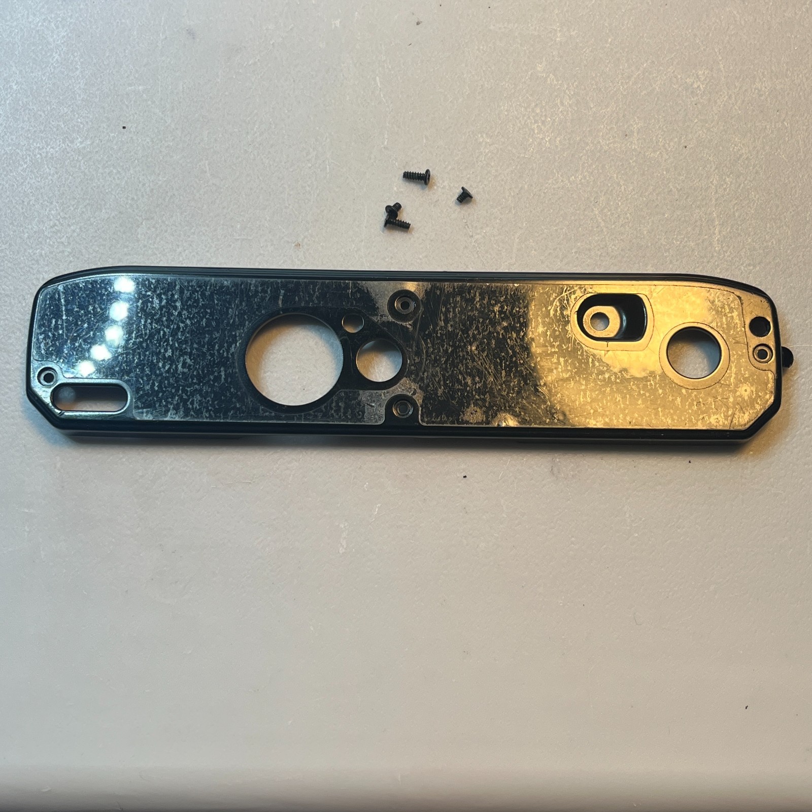 Minolta X-700 Base Plate w/(4) Screws & Original Protective Plastic OEM - No Cap