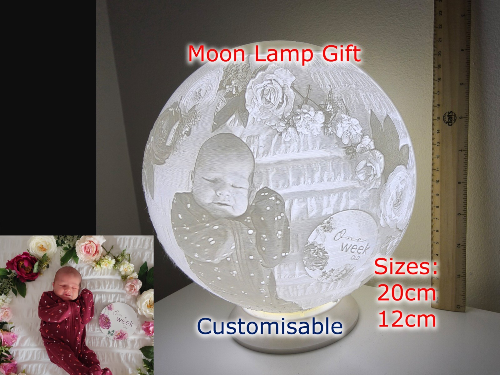 Moon Lamp Baby Custom Gift