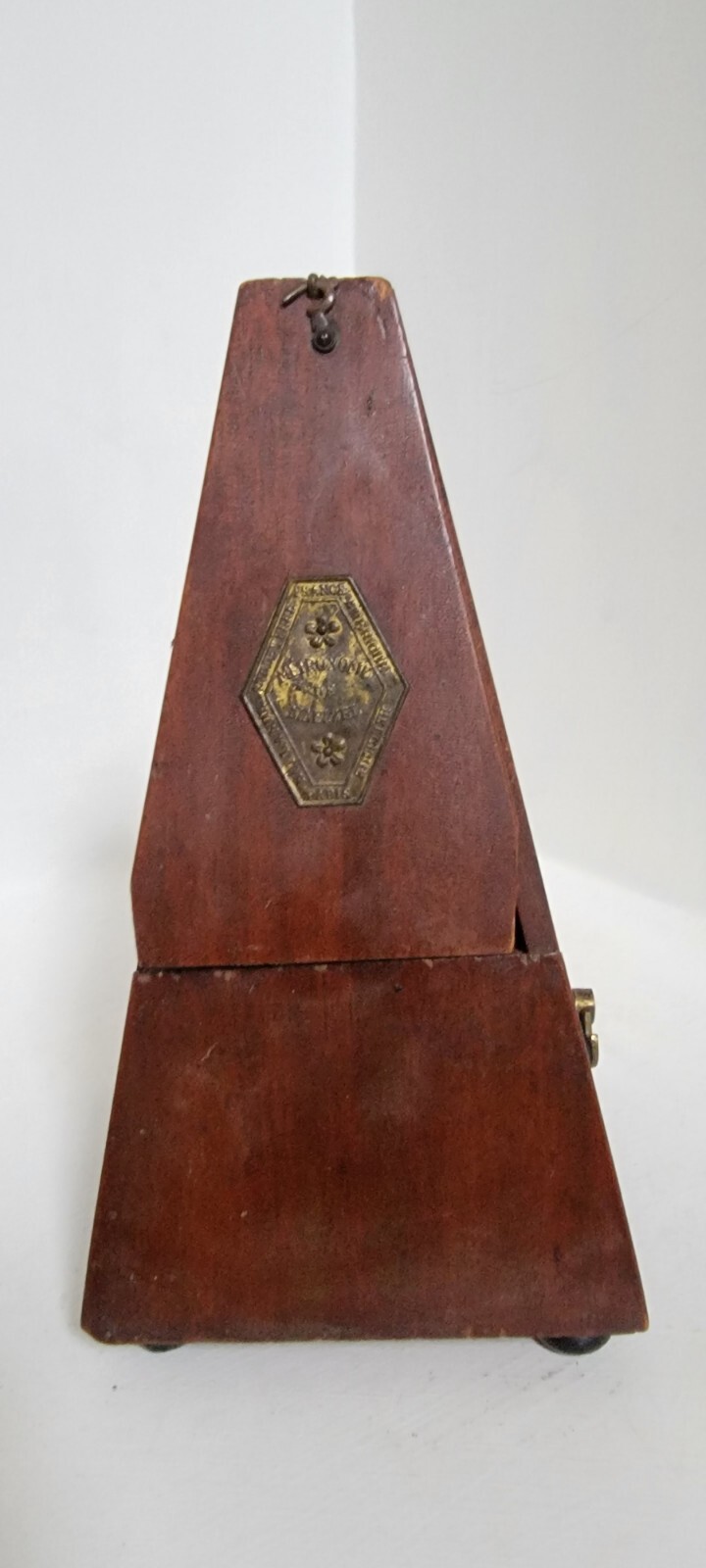 Antique Seth Thomas Metronome de Maelzel - wood - Works!