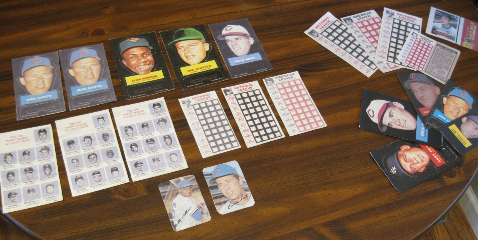 Mix Lot of Color Reproductions of 1960s TOPPS Baseball Card Test Insert Issues