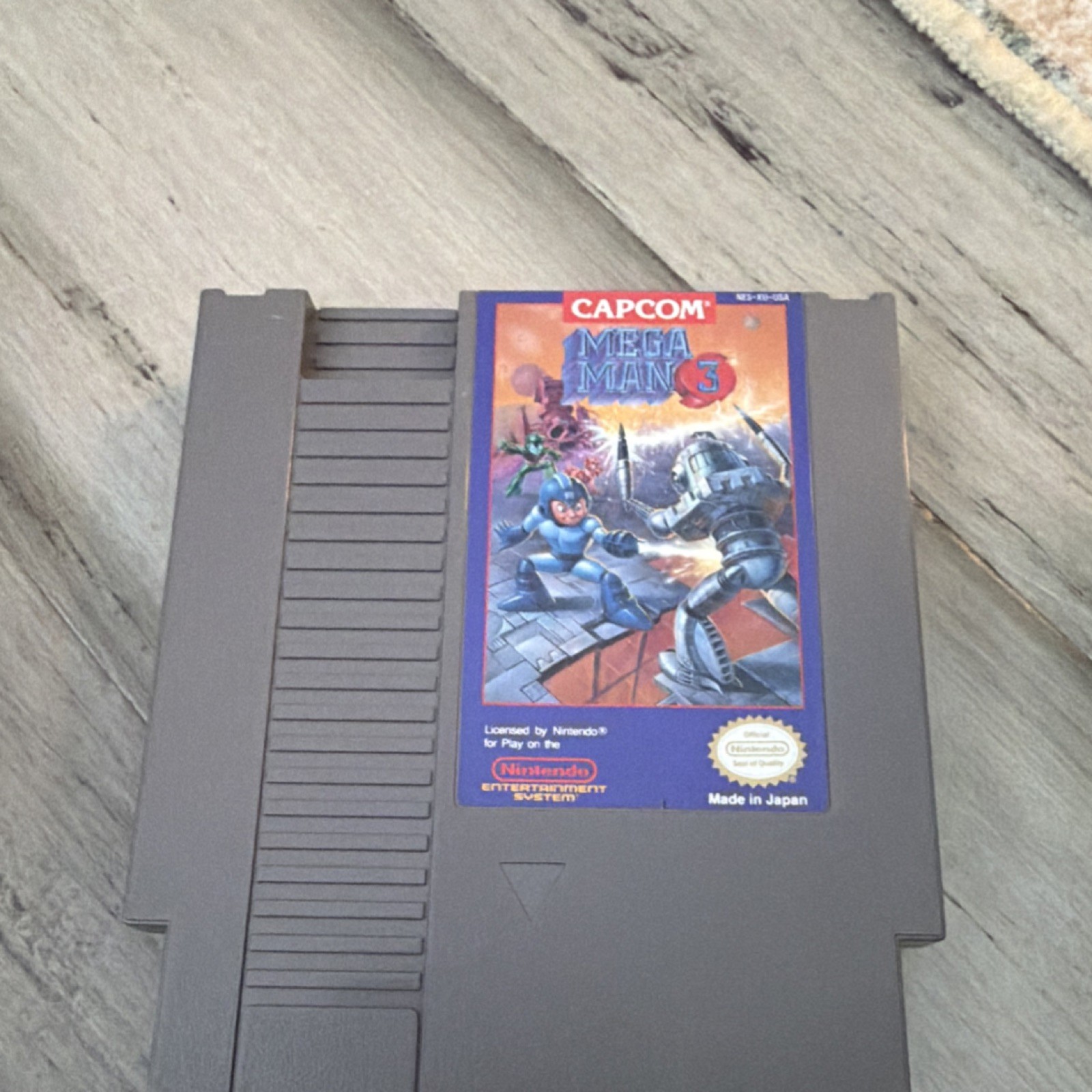 Capcom Mega Man 3 Nintendo NES NTSC-U/C Game Cartridge