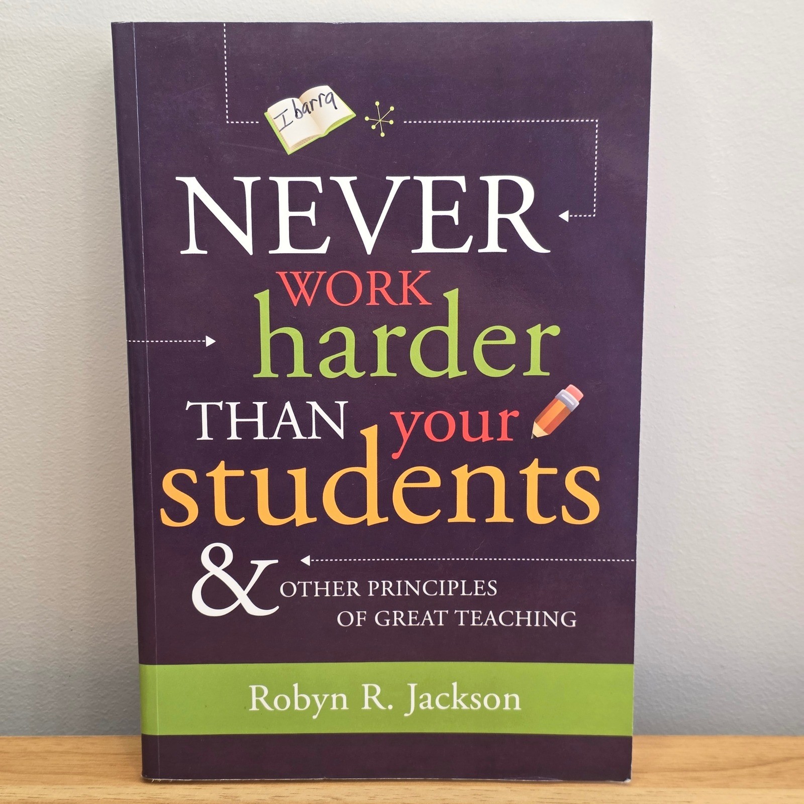 Never Work Harder Than Your Students by Robyn R Jackson