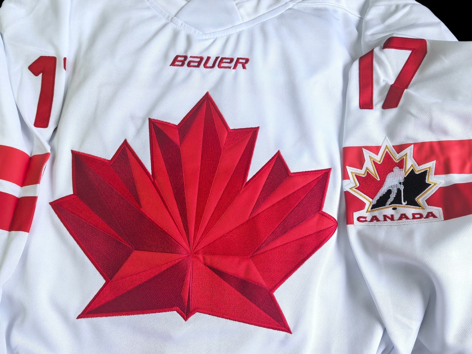 Macklin Celebrini #17 Team Canada 2026 Olympics White Jersey - Size XL