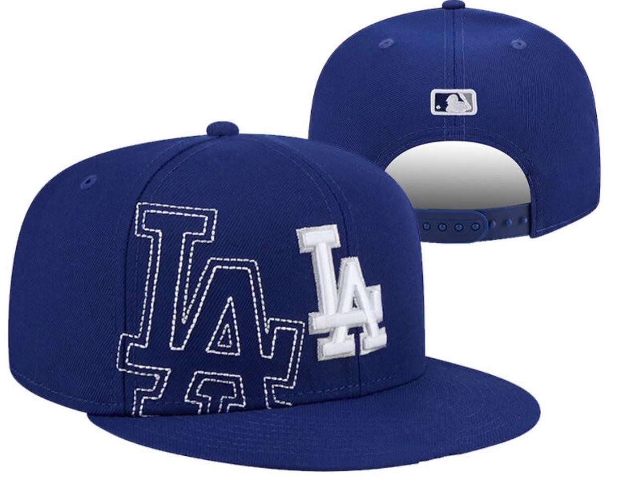 Los Angeles Dodgers Snapback Hat Blue Adjustable Flat Bill MLB Cap