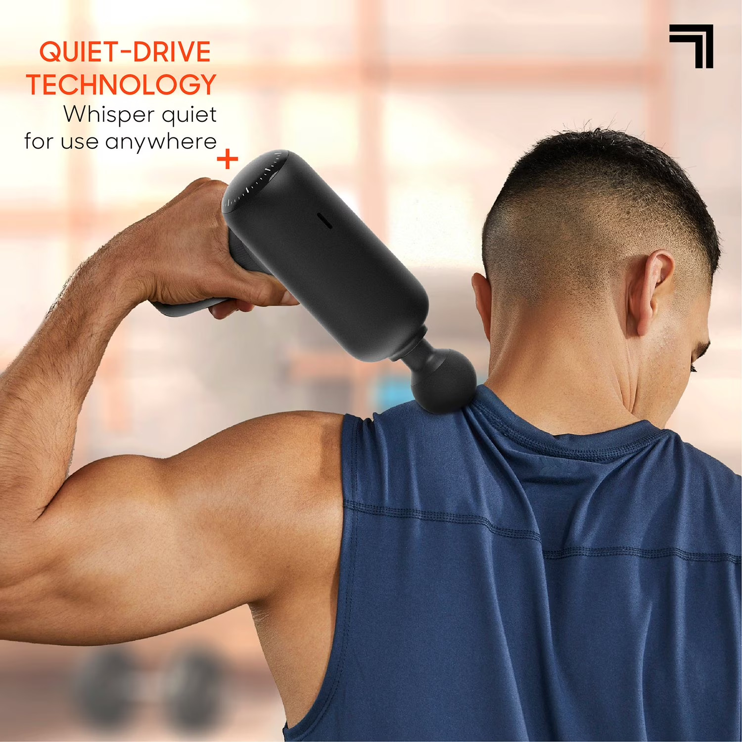 Sharper Image Powerboost Ultra Deep Tissue Percussion Massager