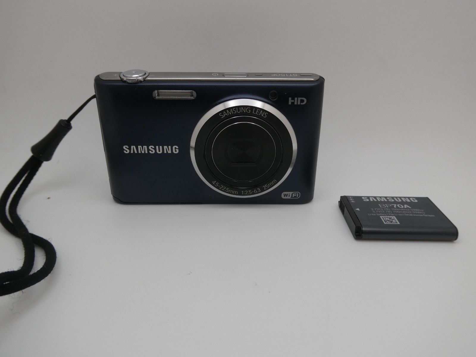 Samsung ST150F – 16.2MP WiFi Smart Digital Camera – Blue – Used