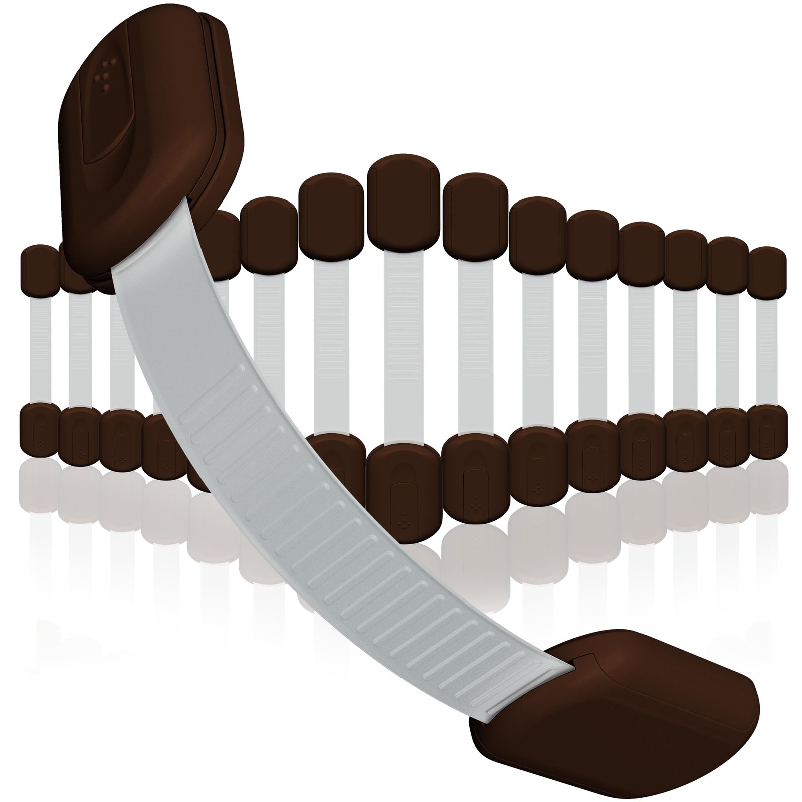 Baby Proofing Child Safety Locks (16 Pack) by - The Safest, Quickest and Easi...