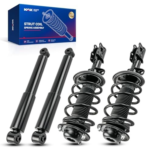 KAX Complete 4 Piece Front and Rear Strut Assembly Kit for 2006-2009 Volkswagen