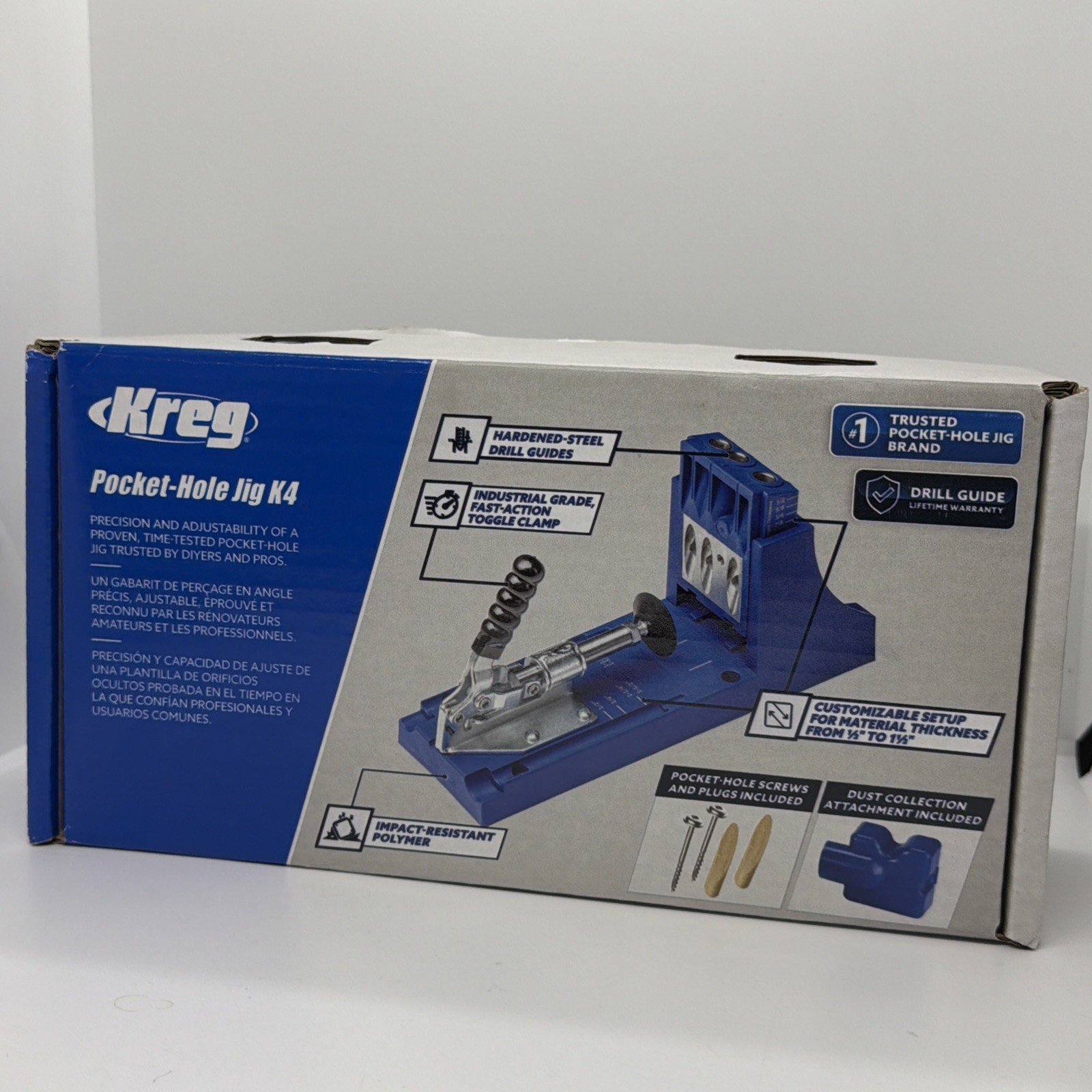 Kreg K4 Pocket Hole Jig 647096800475 New Open Box