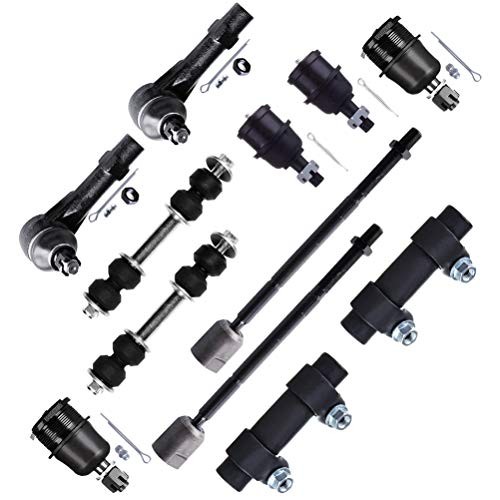  Front Ball Joint Tie Rod Suspension Kit Replacement for 1991-1996 for Dodge 