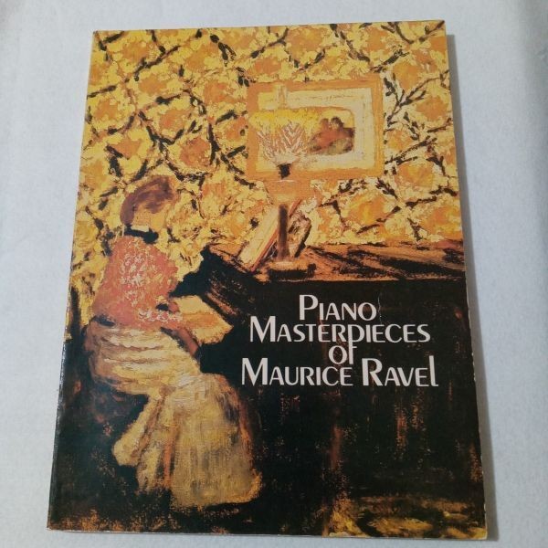 Sheet music piano solo Ravel piano work collection Dover company storage A4