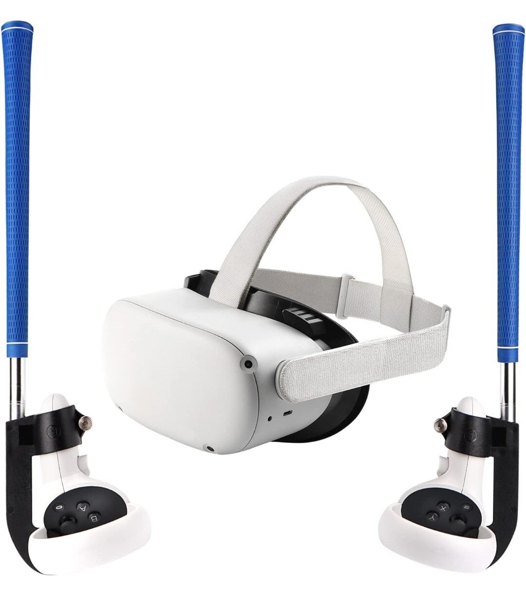VR Golf Club Handle Grip Attachment for Oculus Quest 2 Controllers Extension Lft