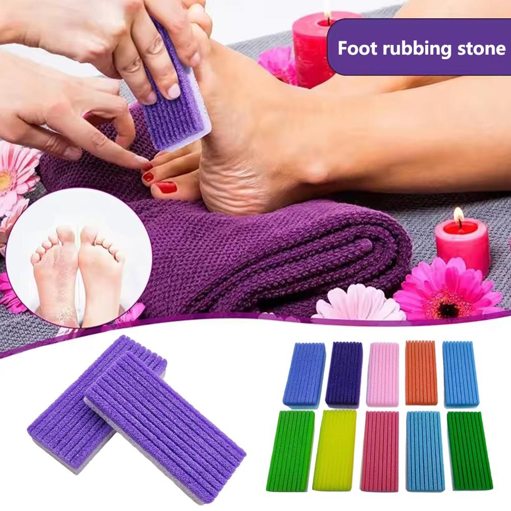 Foot Pumice Grinding Stone Scrub Hard Dead Skin Remover Sided W X4E4 U8Z7 A2A5