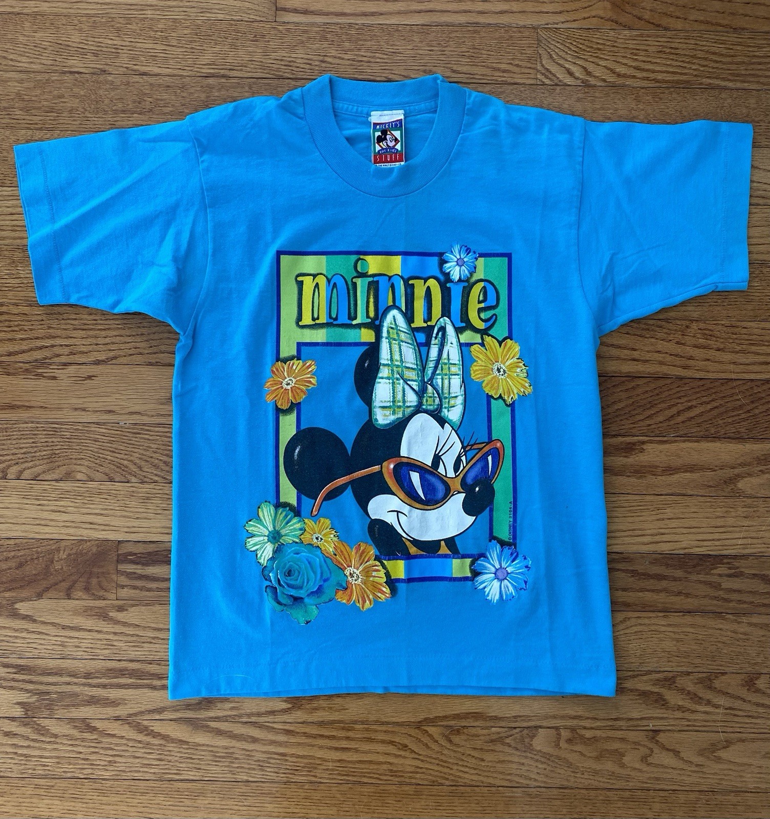 Vintage Disney Minnie Mouse T Shirt 80s/90s Kids Size Large USA Jerry Leigh  