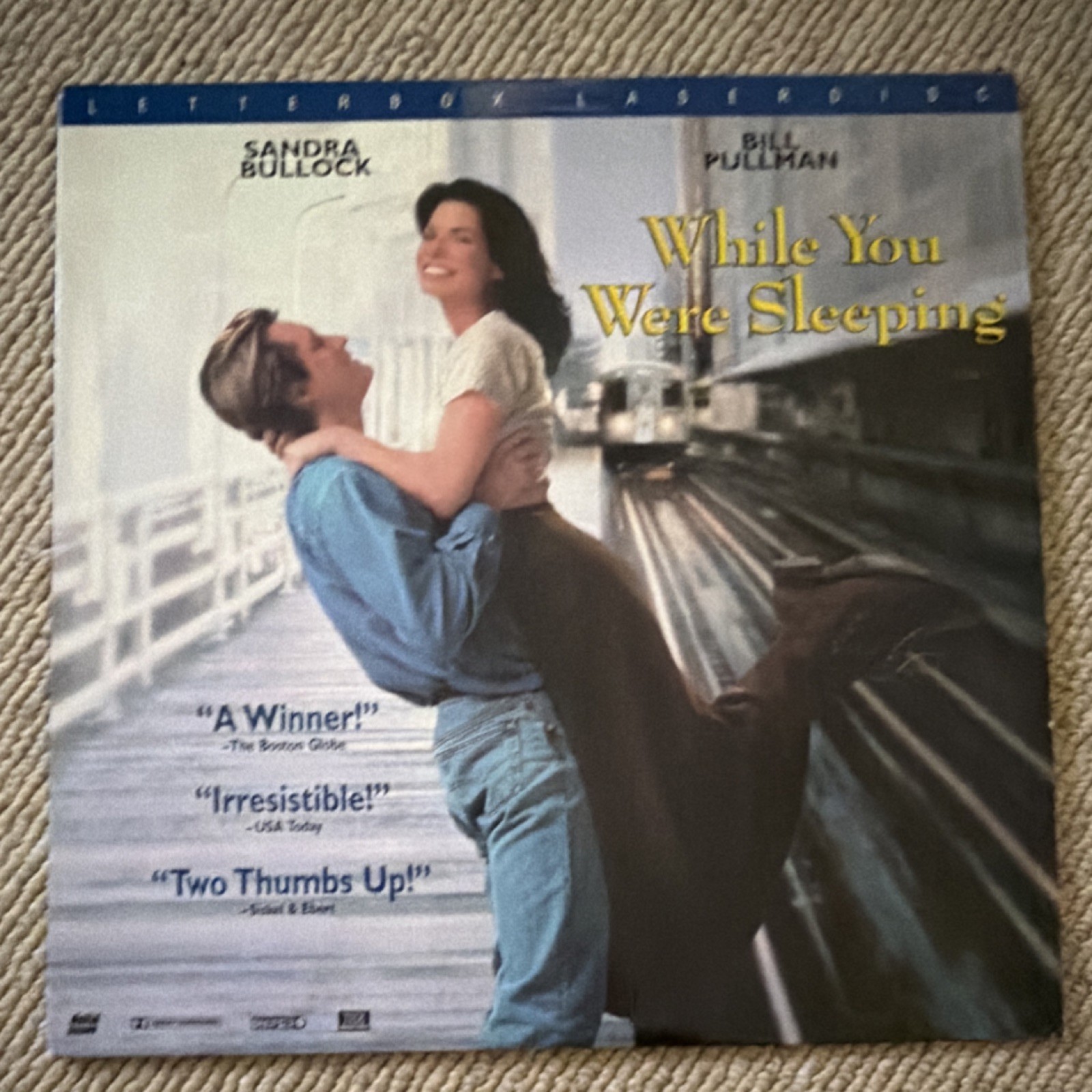 While You Were Sleeping LaserDisc Letterbox Sandra Bullock 1995