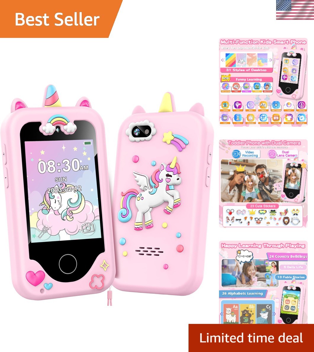 Kids Smart Touchscreen Phone with Learning & Fun Features