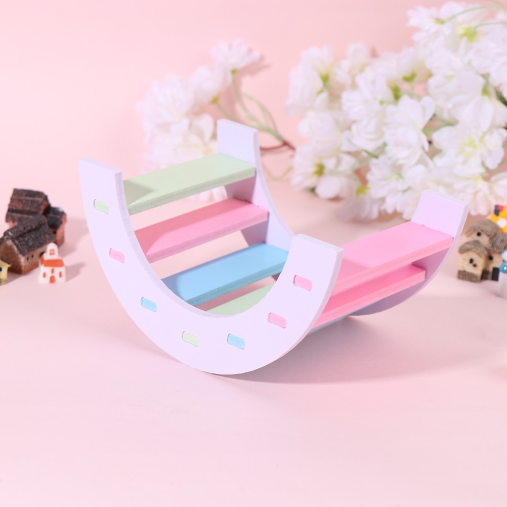 Hamster Ladder Toy Climbing Ladder Ramp Small Animals Cage Accessories