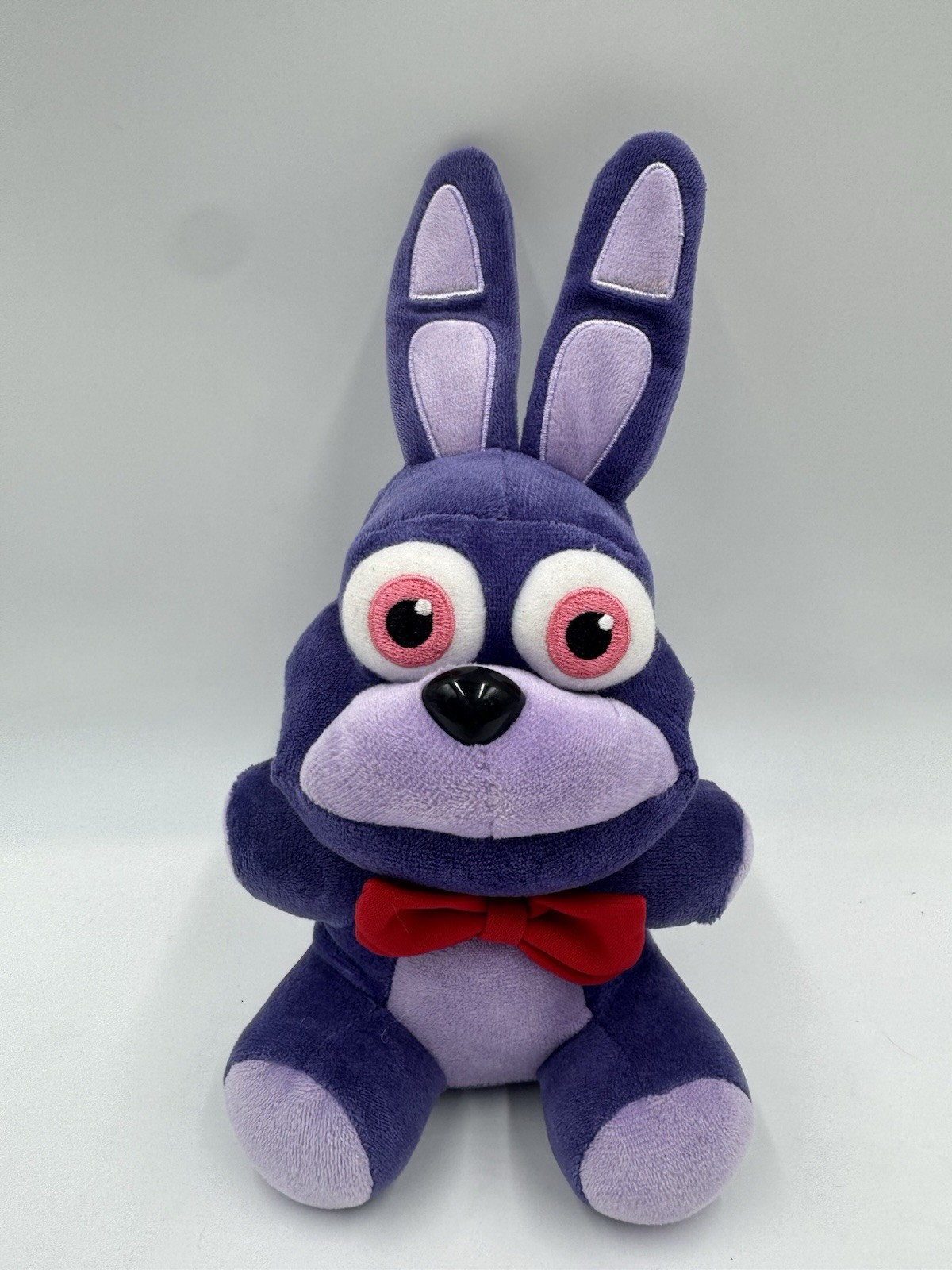Five Nights at Freddy's Bonnie Plush Doll Purple Bunny Red Bow 2016 Authentic
