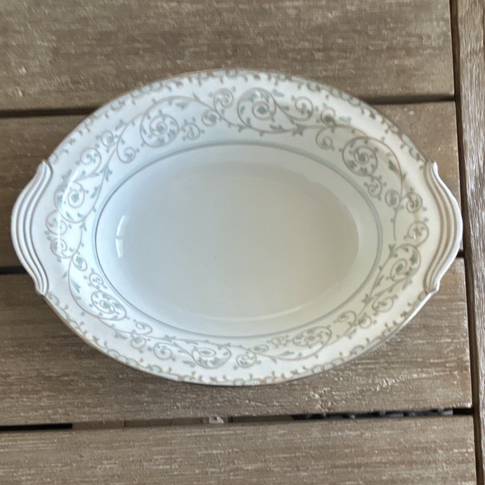 Noritake Oxford 5767 Porcelain Oval Serving Dish Japan