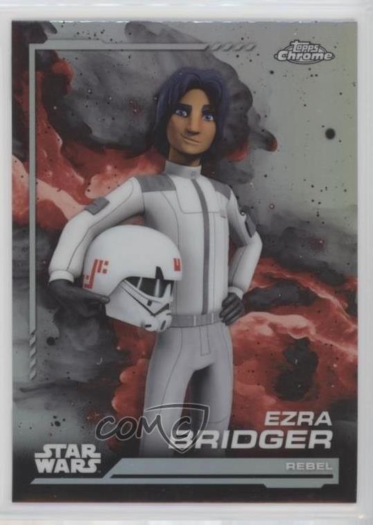 2024 Topps Chrome Star Wars Rainbow Refractor Ezra Bridger #125 a2v