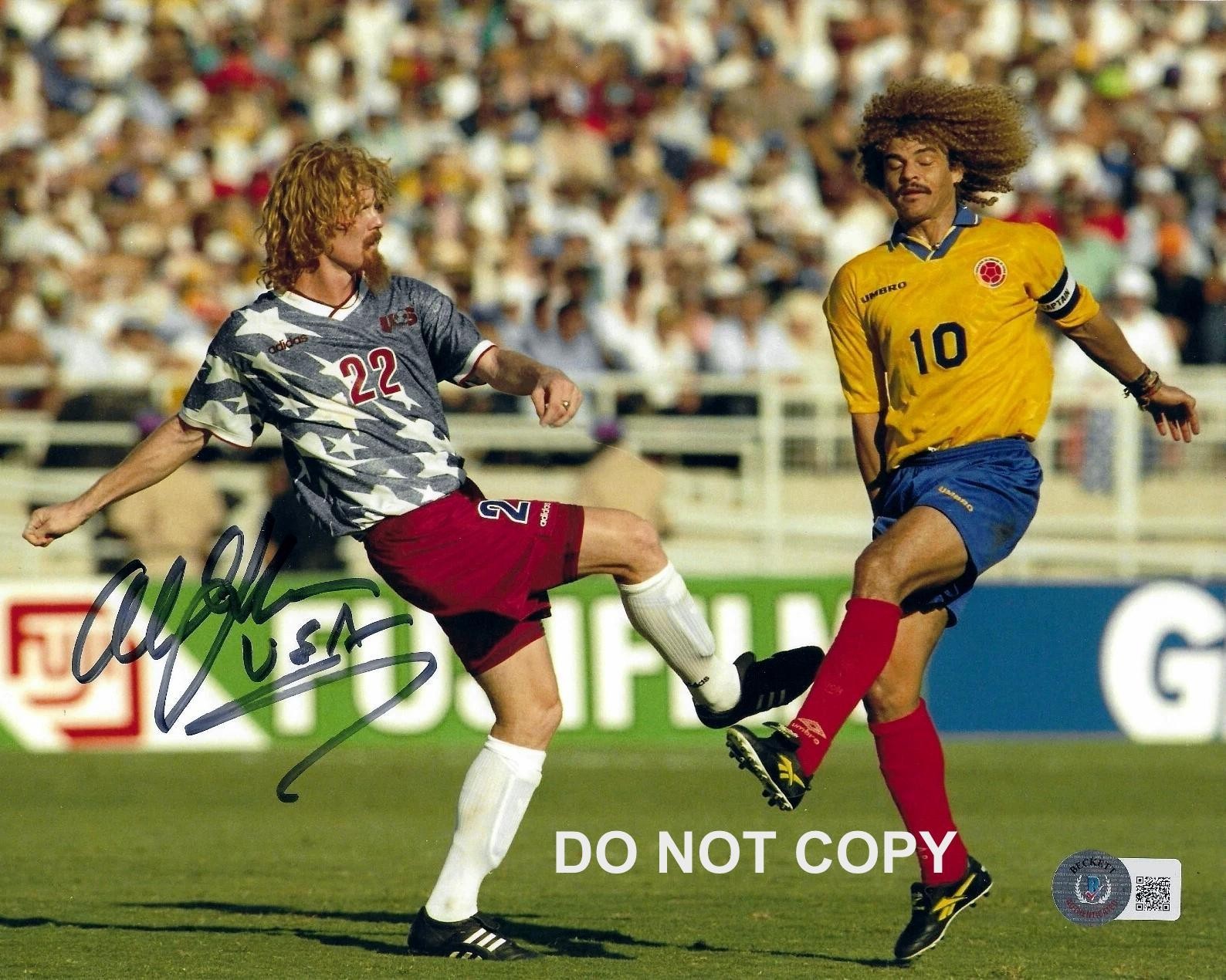 Alexi Lalas USA SOCCER Signed Autographed REPRINT 8x10 Photo RP