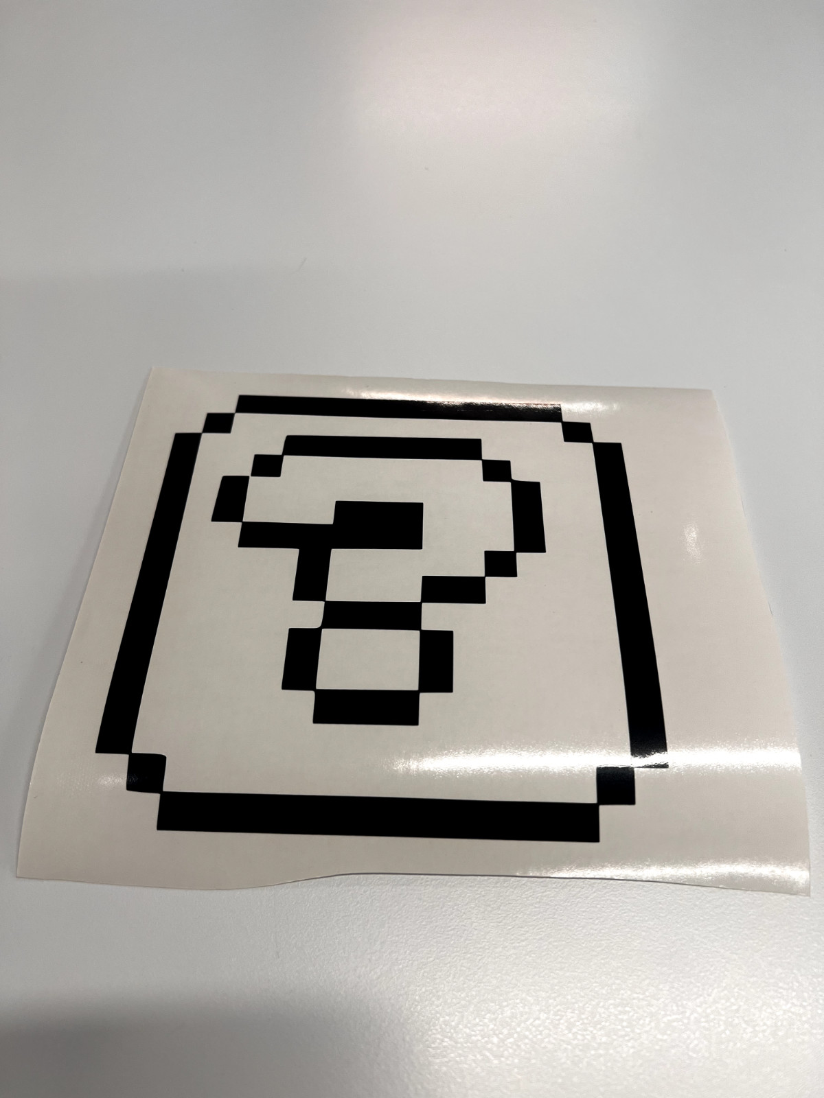 Vinyl Decal Sticker Waterproof Car Window Laptop Wall Graphic QUESTION MARK BOX