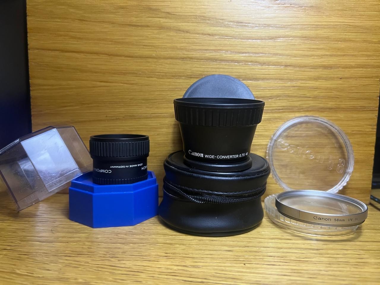 Schneider Kreuznach Componar-s 50mm f2.8 + CANON 46MM WIDE CONVERTER LENS