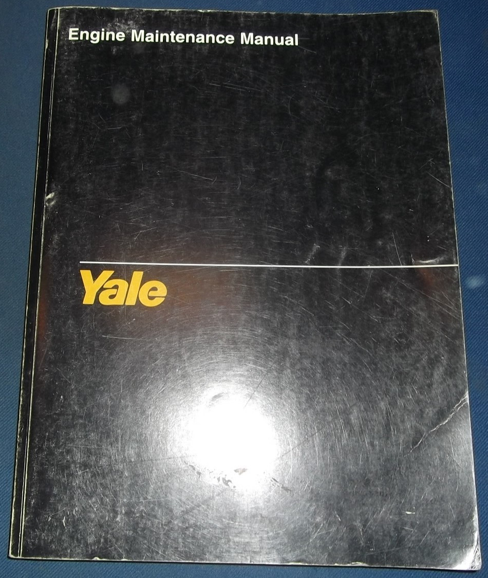 YALE GM 4.3 LITRE DIESEL 6 CYLINDER ENGINE MAINTENANCE MANUAL BOOK CATALOG