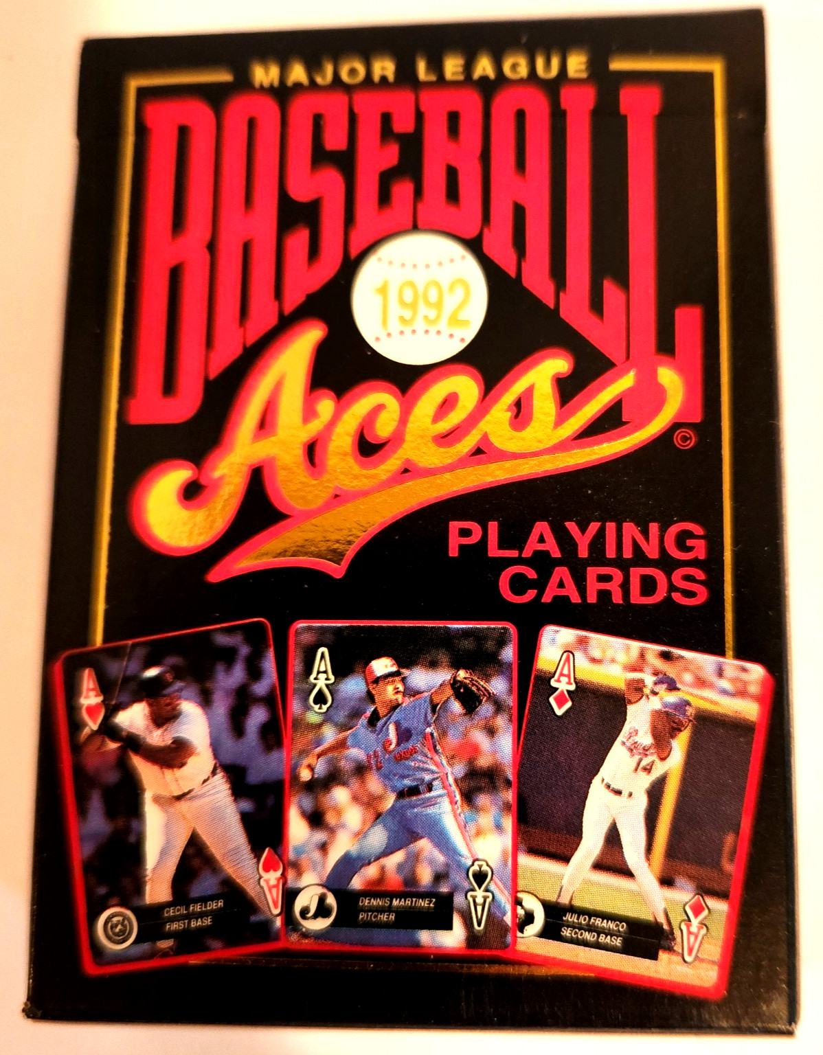 1992 U.S. Playing Card Baseball Aces Playing Cards Deck  Unbroken Tab 54 Photos