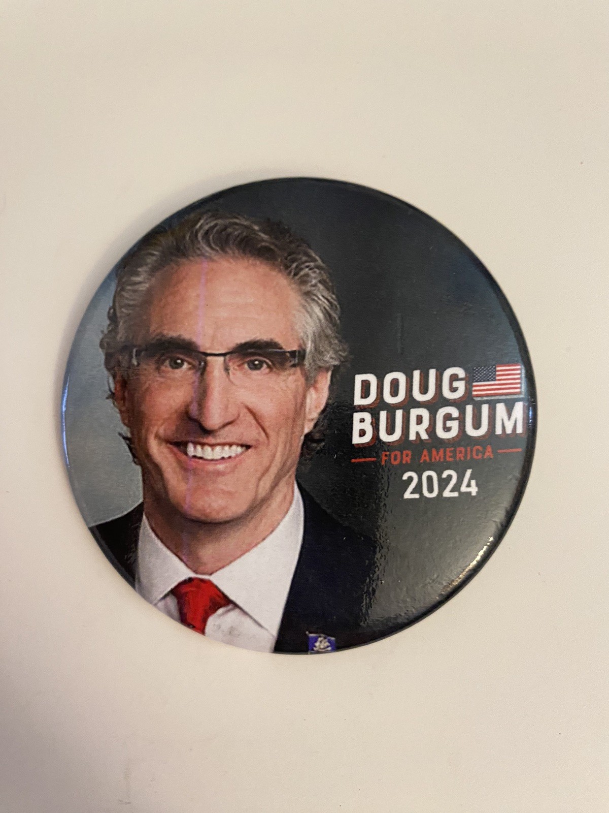 Doug Burgum For America 2024 Political Pin Back Button P50