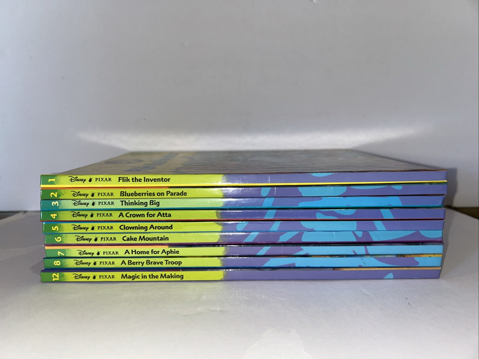 1998 Bug’s Life Series Lot of 9 Books #1-8 & #12 Disney Pixar Hardcover