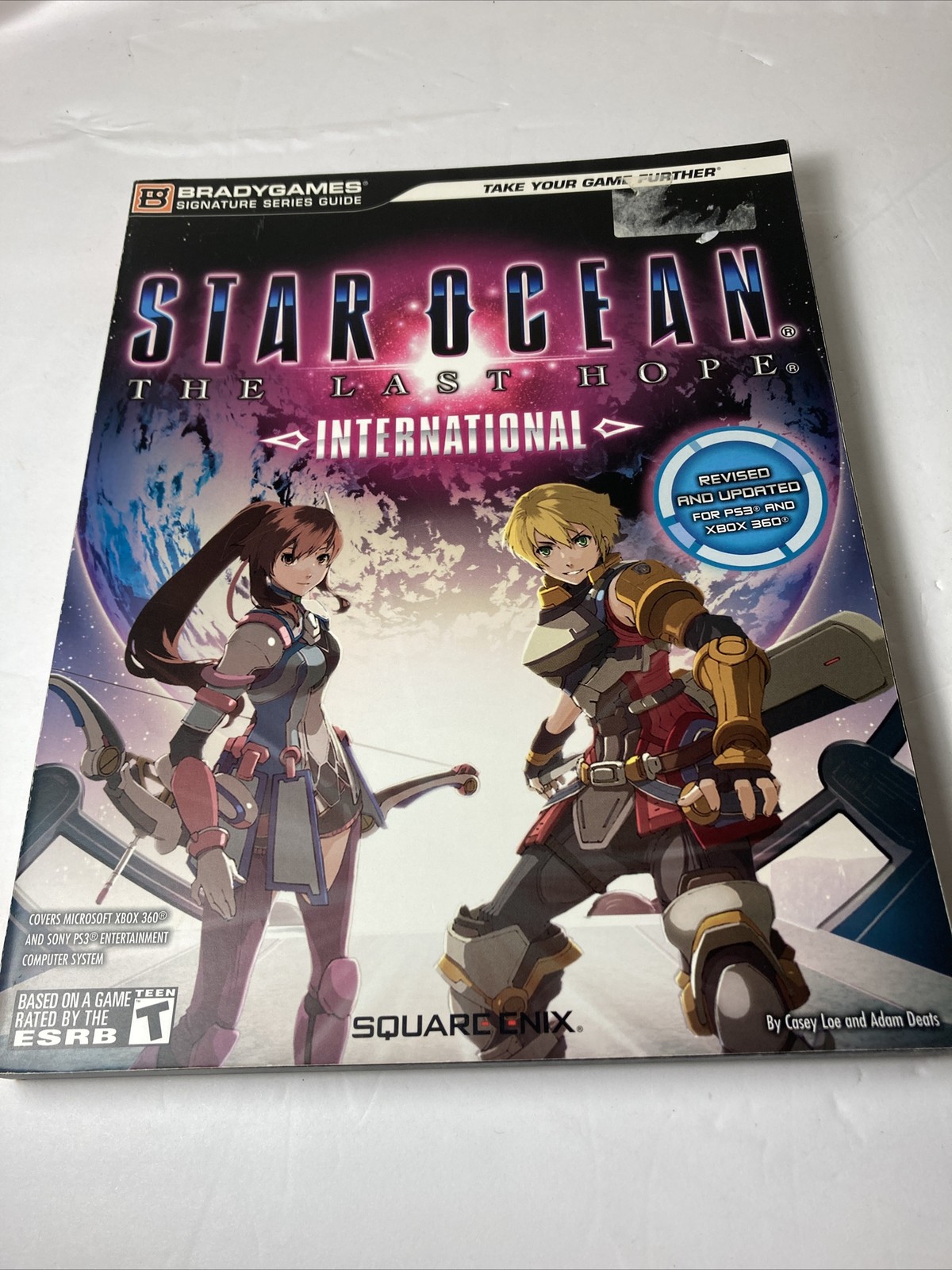 Star Ocean The Last Hope International Bradygames Strategy Guide W/ Poster