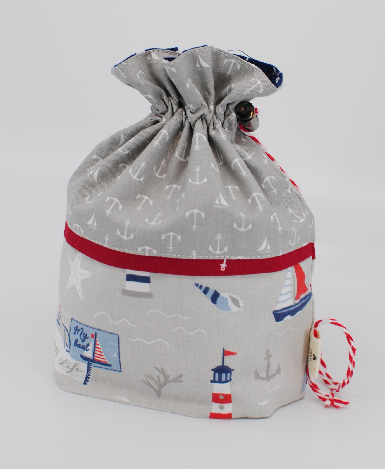 Handmade: Maritime Accessories Pouch Light Gray