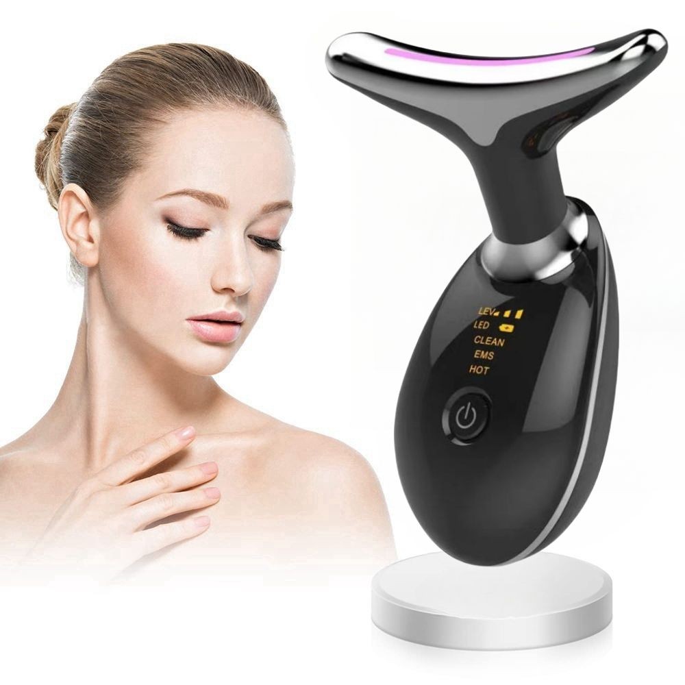 Face and Neck Massager 3 Colors EMS Beauty Device Lifting Tighten Facial Massage