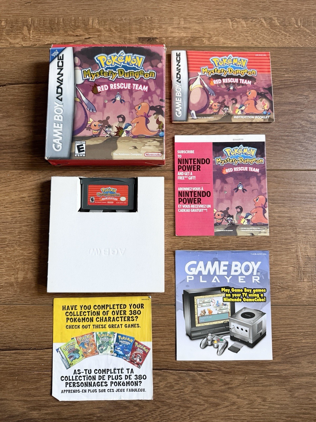 Pokemon Mystery Dungeon: Red Rescue Team CIB Game Boy Advance Complete GBA