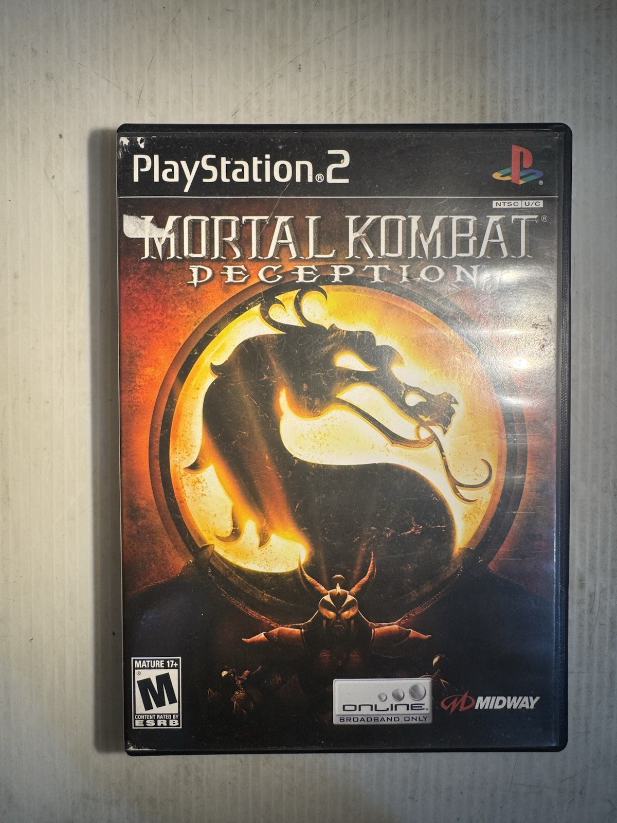 Mortal Kombat Deception PS2 PlayStation 2