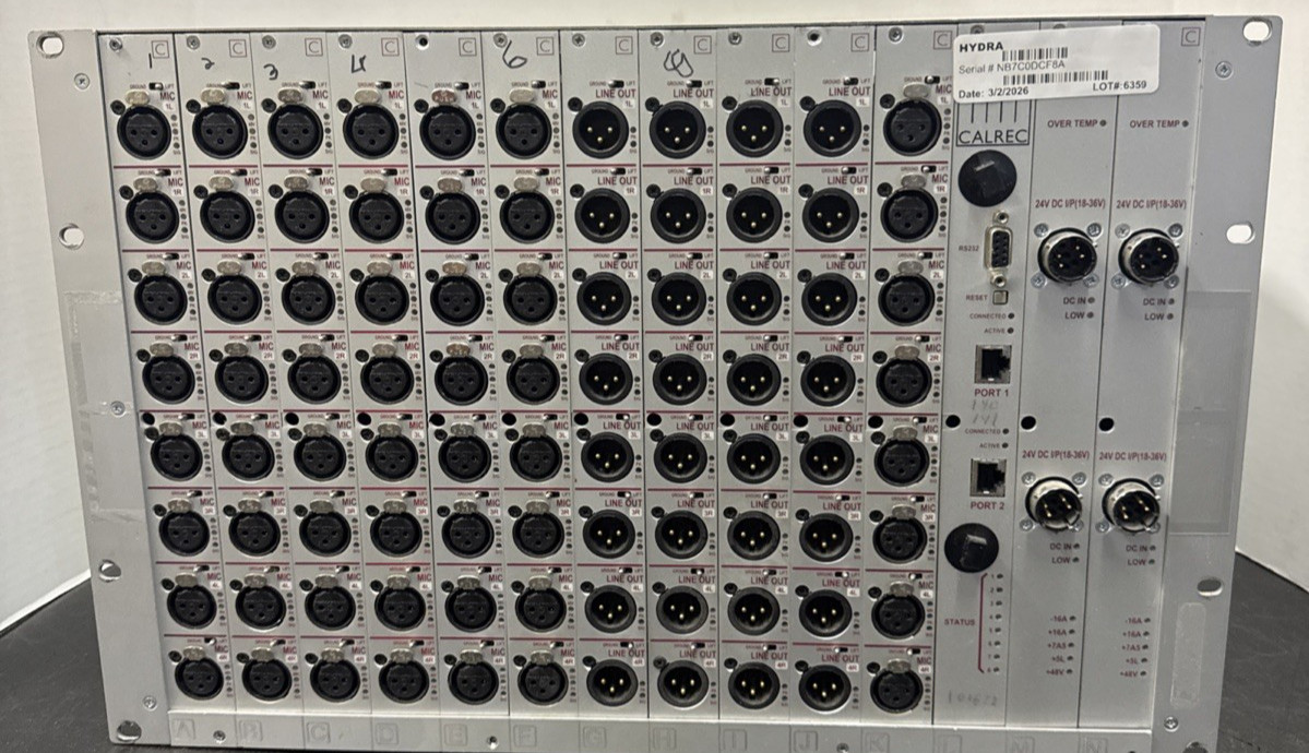 Calrec Modular Hydra I/O Stage Box