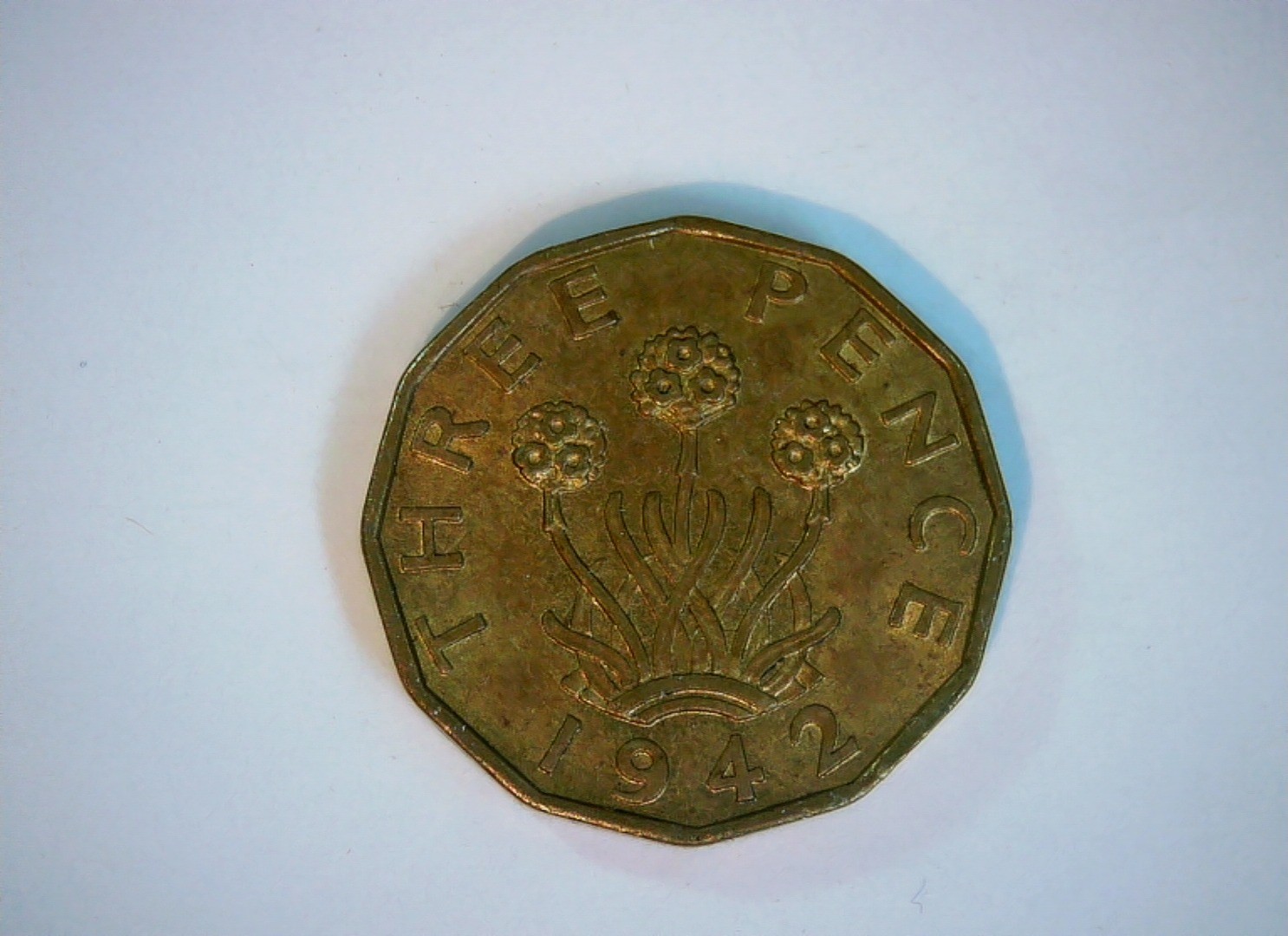 United Kingdom 1942 Threepence George VI threepence (12-sided) Coin