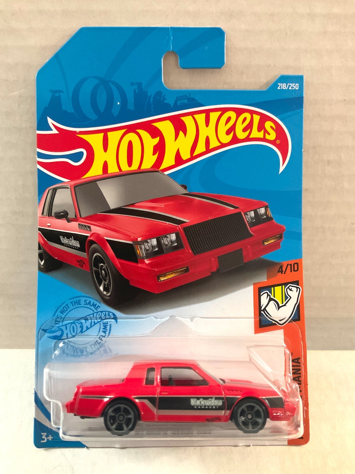 Hot Wheels 1987 BUICK REGAL GNX - 2021 Muscle Mania #218 - Black Widow Exhaust