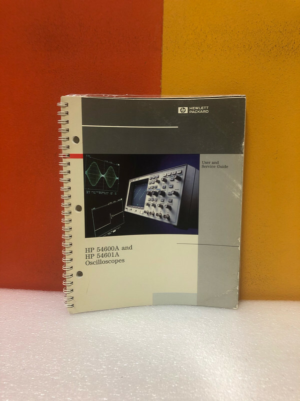 HP 54600-90901 54600A & 54601A Oscilloscopes User & Service Guide