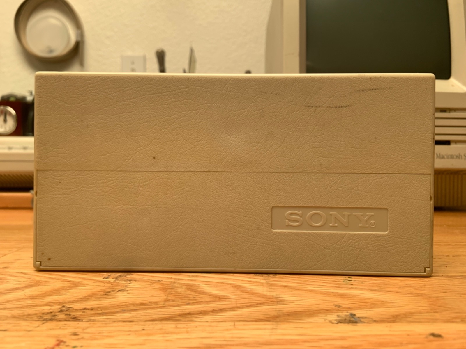 Sony Case / Caddy for 3.5" Floppy Discs, tilt out style, holds 20 discs.