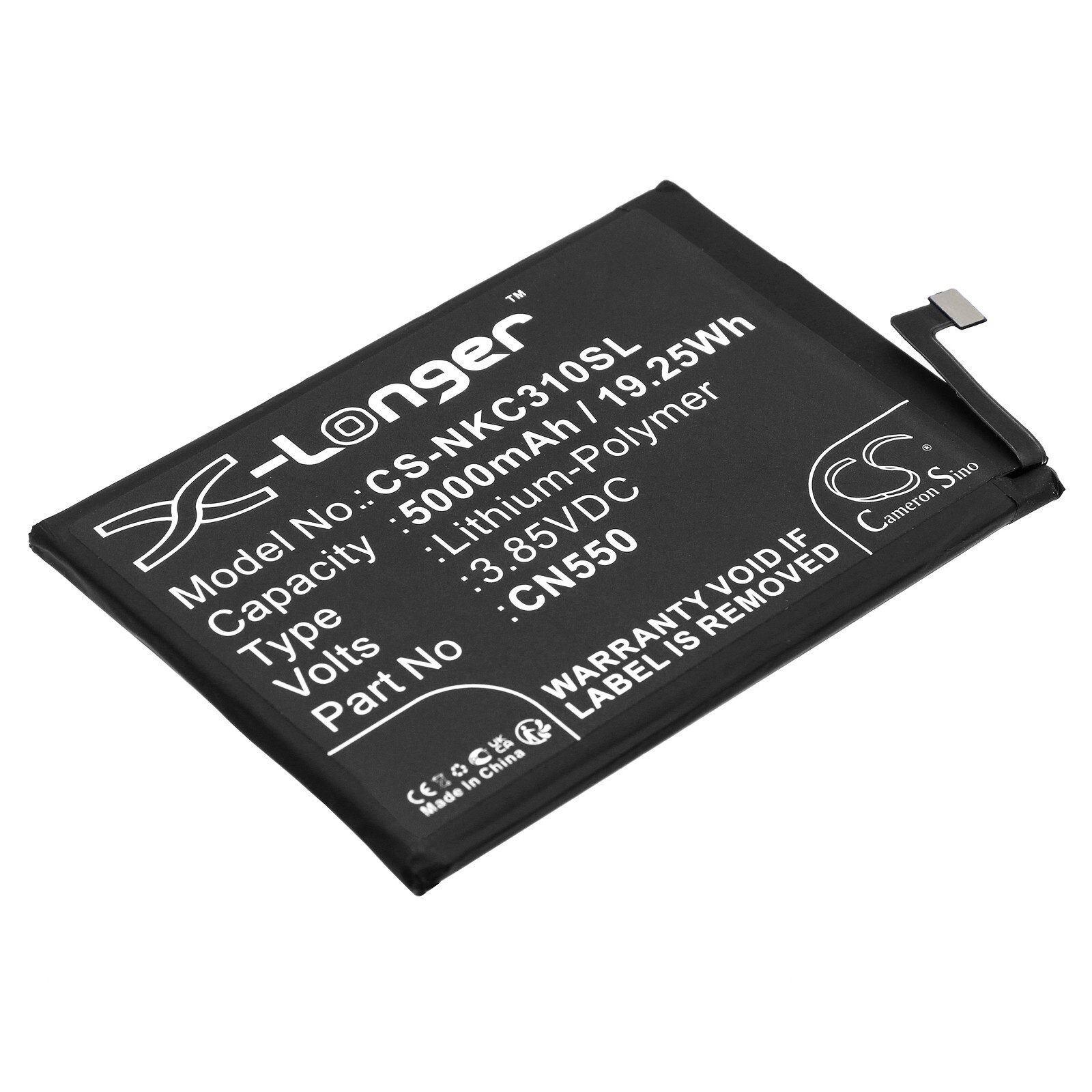 BATTERIE Li-Polymer 3.85V 5000mAh Type CN550 For Nokia G22 C31